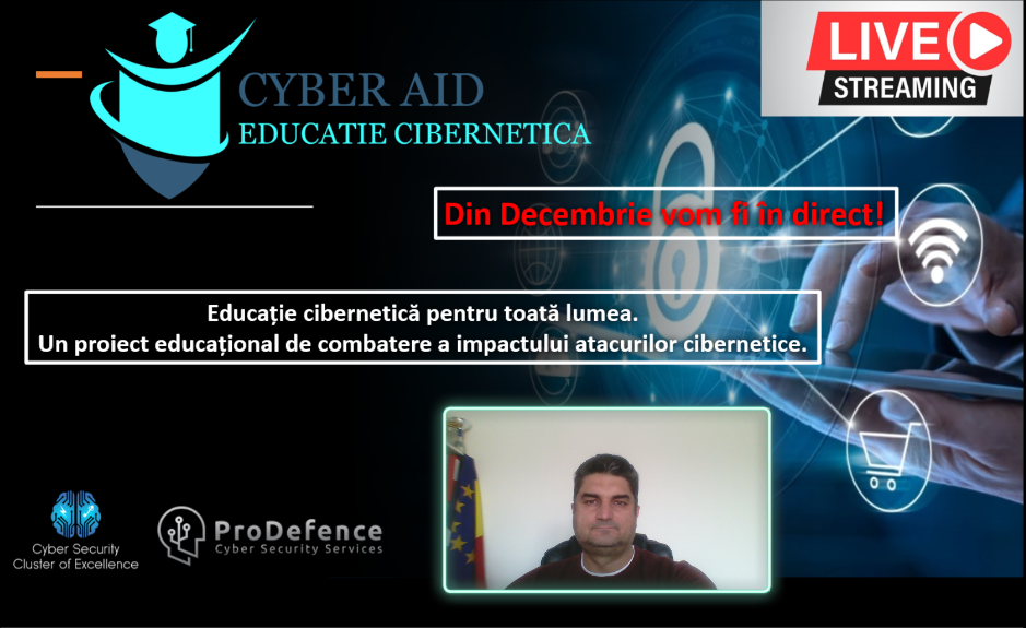 LIVE / Decembrie – Începem educația cibernetică
