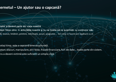 Internetul - un ajutor sau o capcana tehnologica